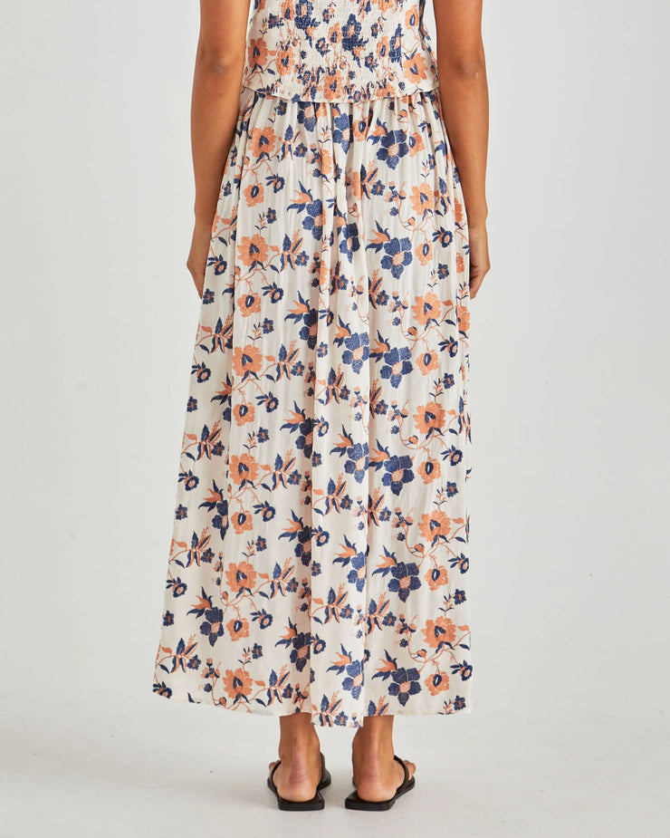 Luca Full Skirt - Floral Embroidery