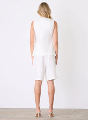 Esmaée - Marseille Vest Top - White