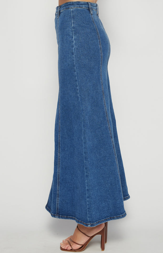 Alana Maxi Denim Skirt