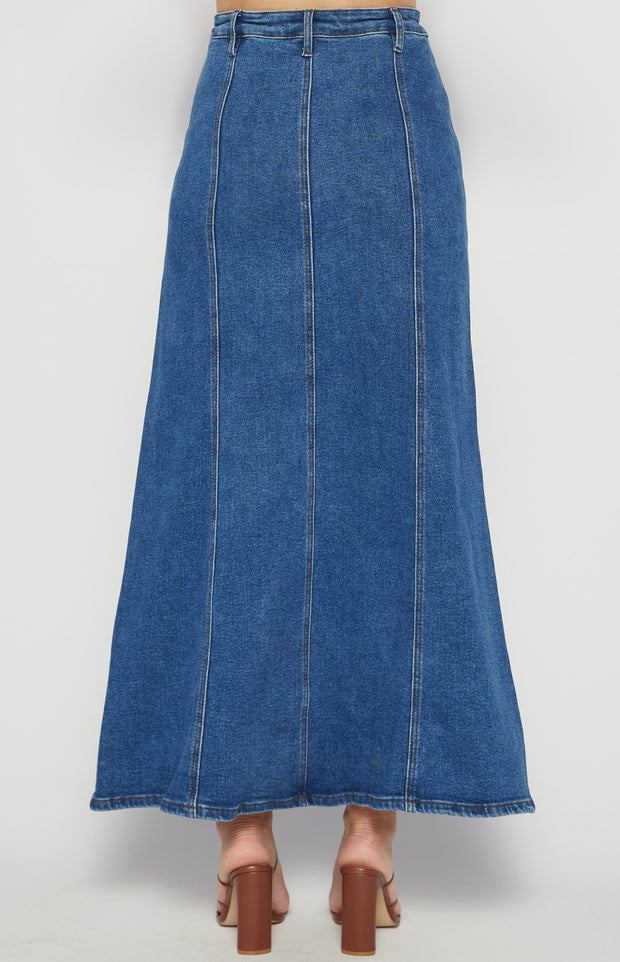 Alana Maxi Denim Skirt