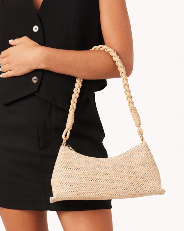 MILLIE Shoulder Bag - Raffia