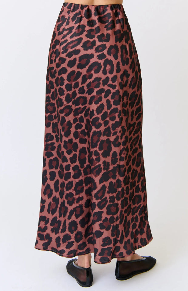 (PRE-ORDER) Millie Slip Skirt - Coco Leopard
