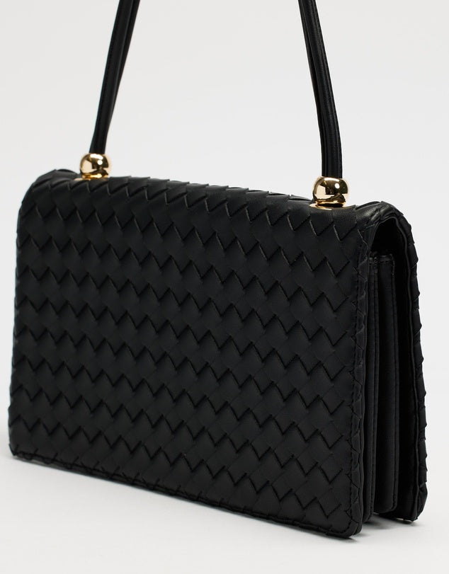 Mina Shoulder Bag - Black