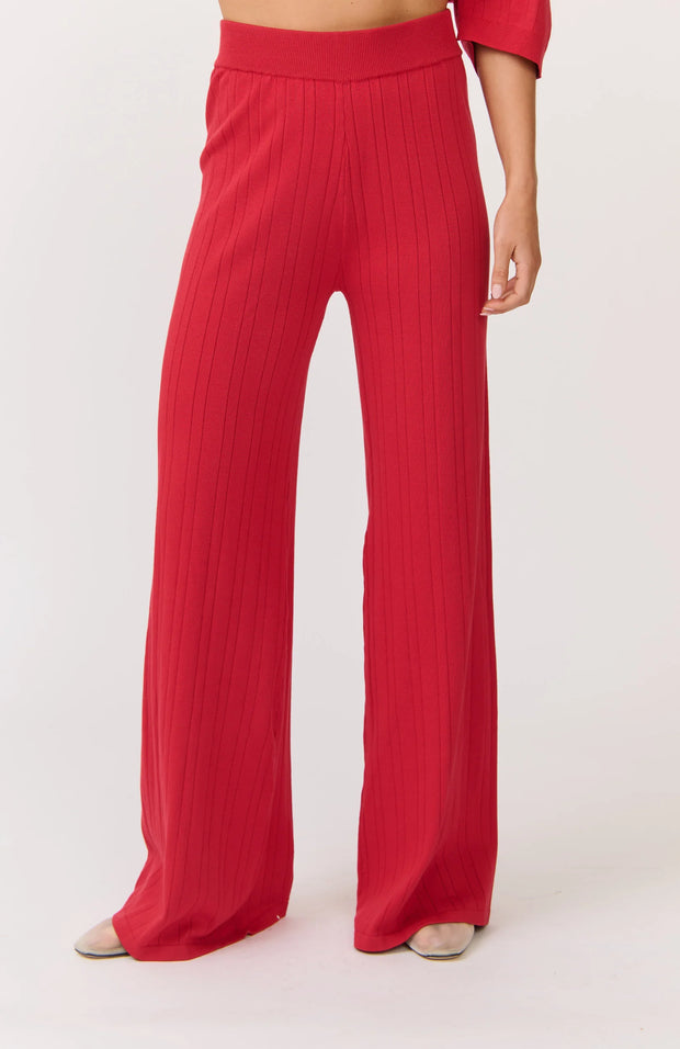 (PRE-ORDER) Molly Knit Pant - Cherry Knit