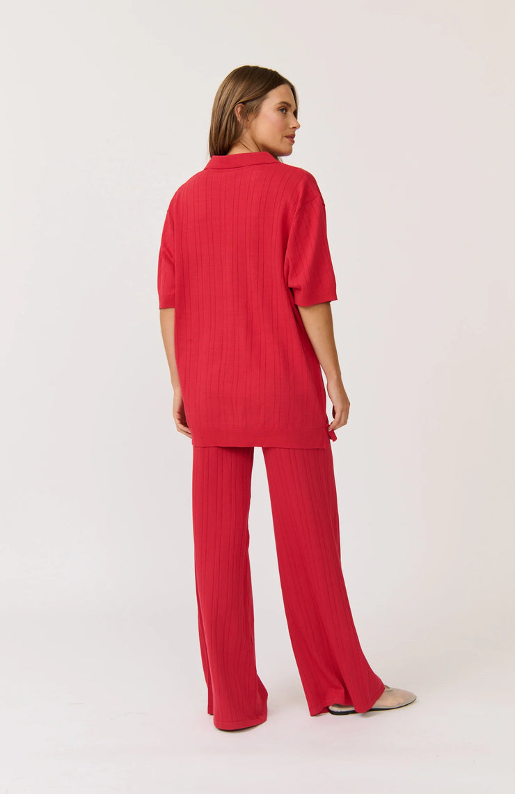 (PRE-ORDER) Molly Knit Pant - Cherry Knit