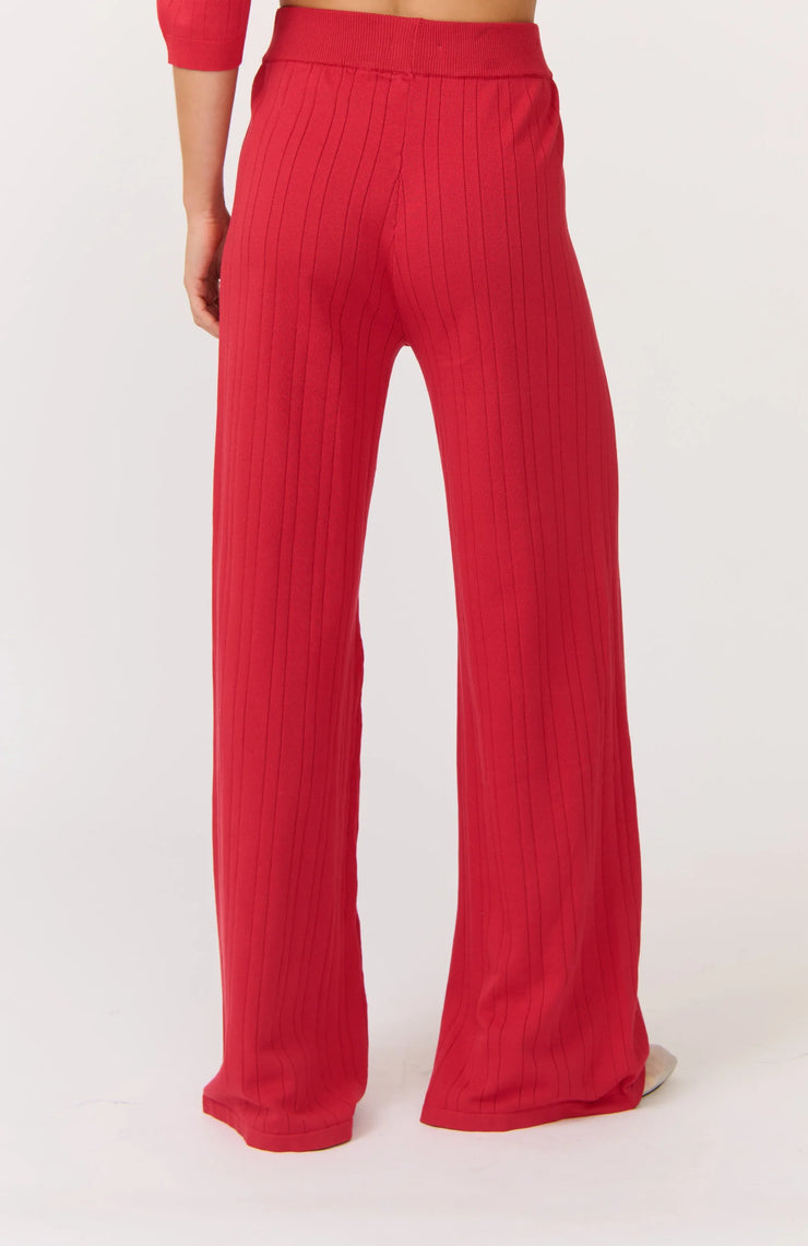 (PRE-ORDER) Molly Knit Pant - Cherry Knit