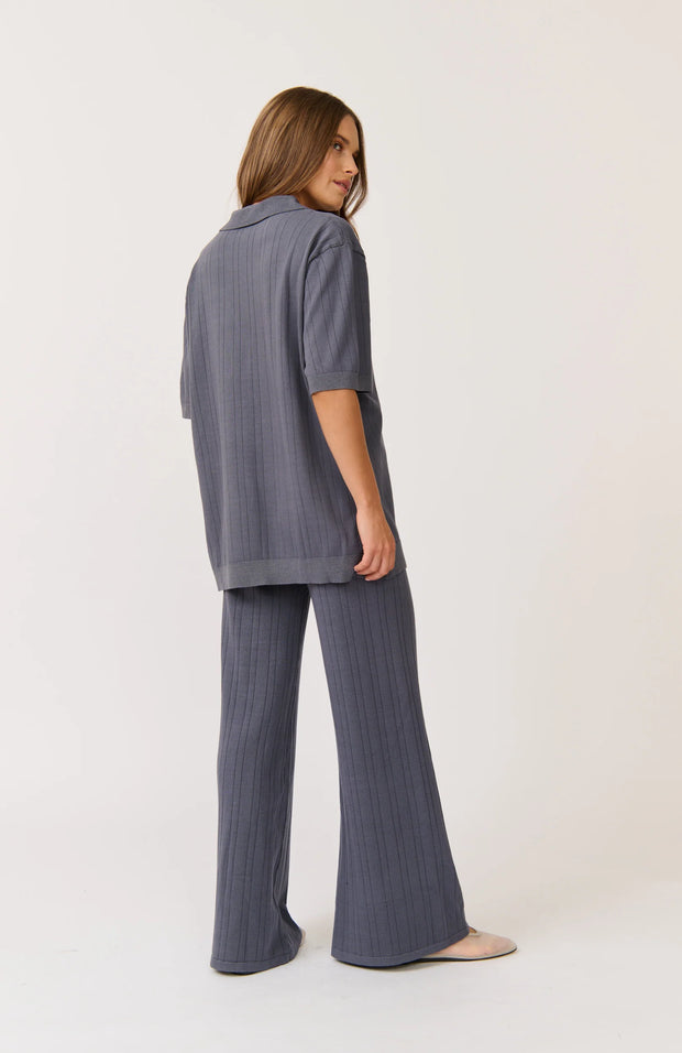 Molly Knit Pant - Slate Knit