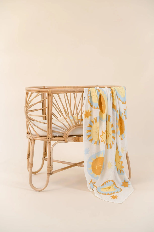 KiiN - Organic Muslin Swaddle - Sunny Day (Limited Edition)