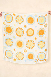 KiiN - Organic Muslin Swaddle - Sunny Day (Limited Edition)