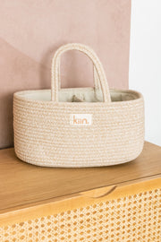 KiiN - Cotton Rope Nappy Caddy Organiser