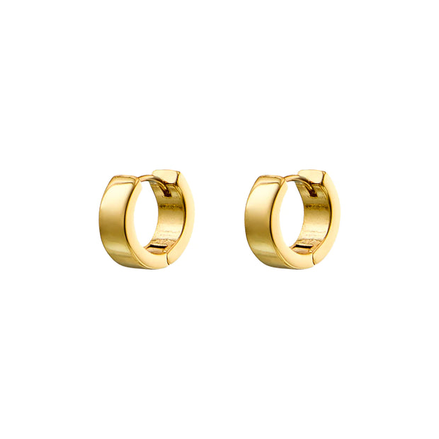 NINO Huggie Earrings - 14KT Gold Plated