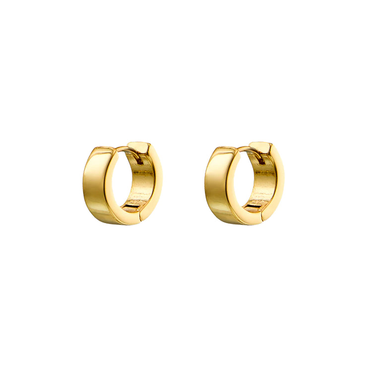 NINO Huggie Earrings - 14KT Gold Plated