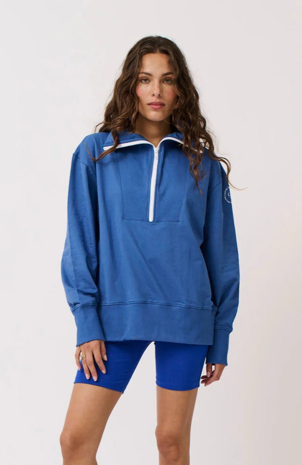 Nova Half Zip - Azure