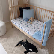 Fitted Cot Sheet - Ocean