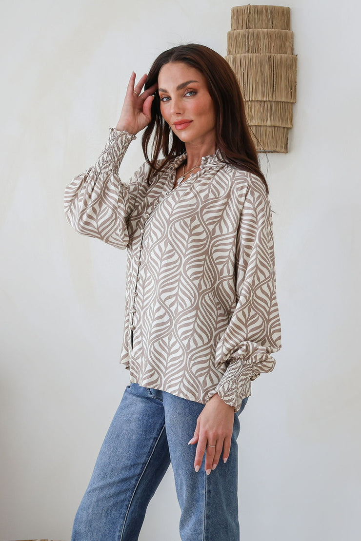 Olivia Shirt - Latte