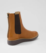 OREMI Chelsea Leather Boots - Drambuie Choc