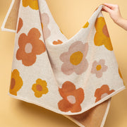 KiiN - Organic Cotton Knitted Blanket - Bloom