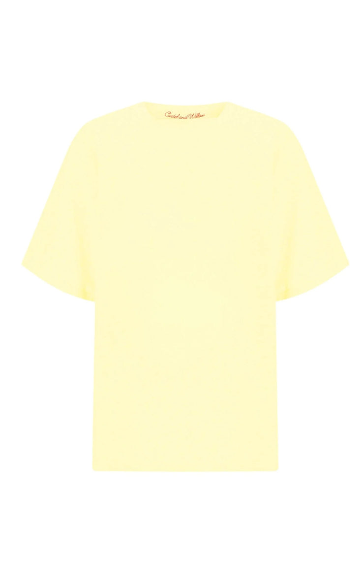 Out Of Office Tee - Vintage Wash Lemon
