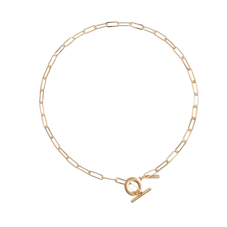 PAPERCLIP Chain Necklace - Gold