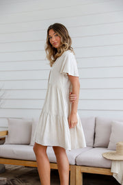 Parker Linen Dress - Natural