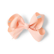 Bow Hair Clip - Peach