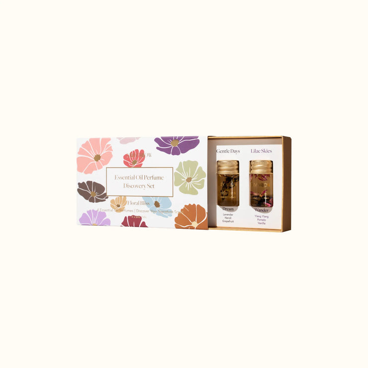 Essential Oil Perfume Roller - Discovery Set - Floral Bliss