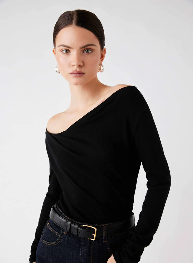 Esmaée - Pinnacle Knit Top - Black