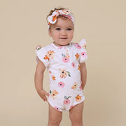 Short Sleeve Bodysuit - Poppy