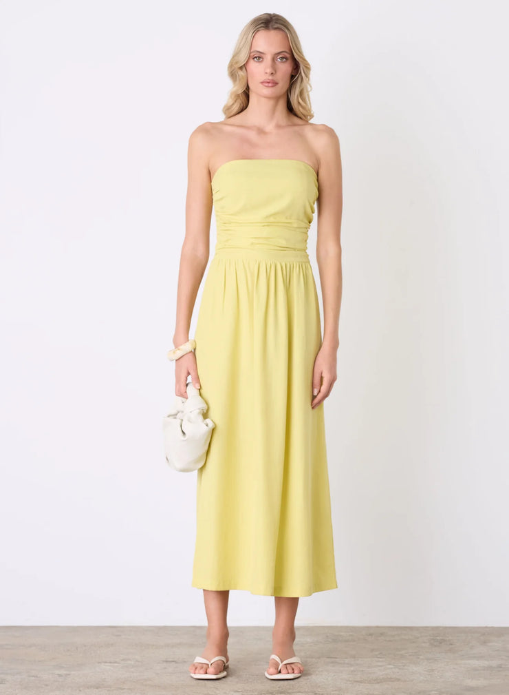 Esmaée - Popsicle Bandeau Dress - Citrus