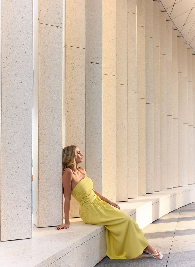 Esmaée - Popsicle Bandeau Dress - Citrus