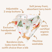 Dribble Bib - Prancer & Friends