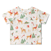 Kids Organic PJ Set - Prancer & Friends