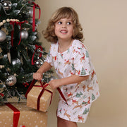 Kids Organic PJ Set - Prancer & Friends