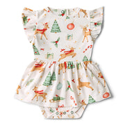 Baby Dress Short Sleeve - Prancer & Friends