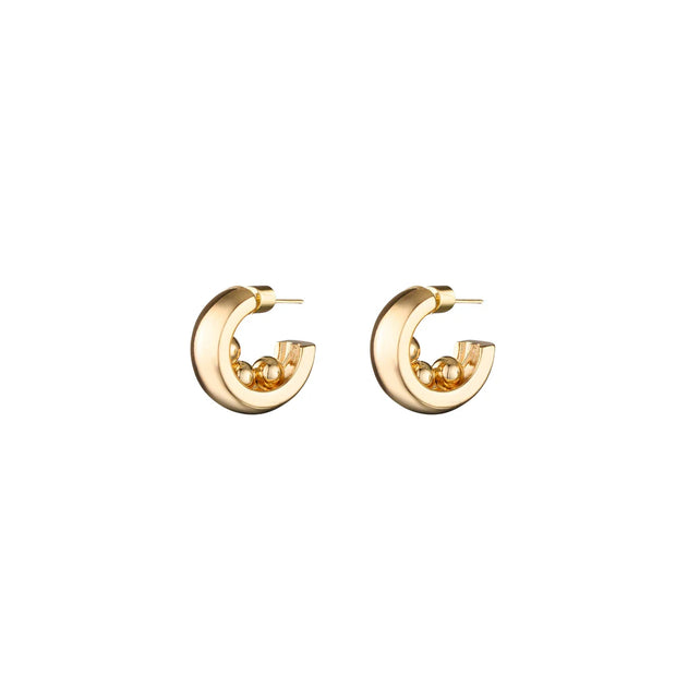ROMINA Hoops - 14K Gold Plating