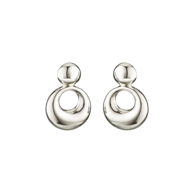 ROTONDO Statement Earrings - Sterling Silver Plating