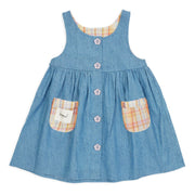 KAPOW - Rainbow Plaid Sleeveless Dress