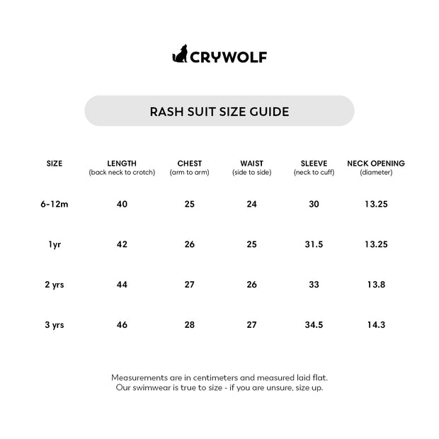 CRYWOLF Rash Suit - Paradise