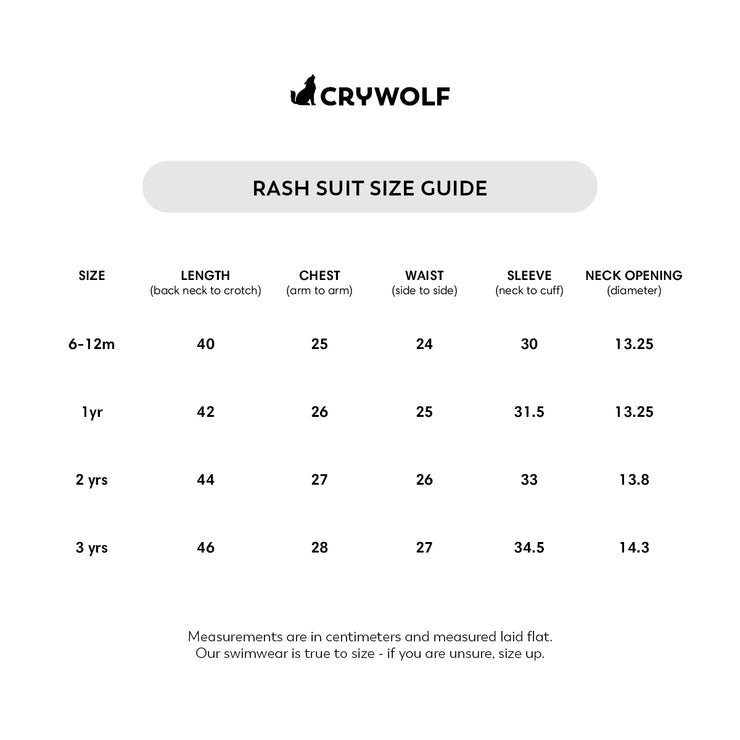 CRYWOLF Rash Suit - Paradise