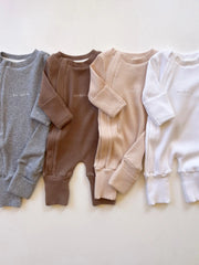 RAI & Co - Ribbed Onesie - Beige