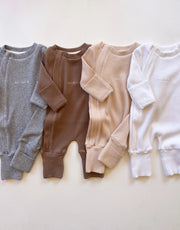 RAI & Co - Ribbed Onesie - Caramel