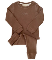RAI & Co - Ribbed Two Piece Set - Caramel
