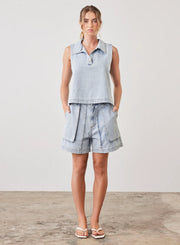 Esmaée - Riptide Denim Top