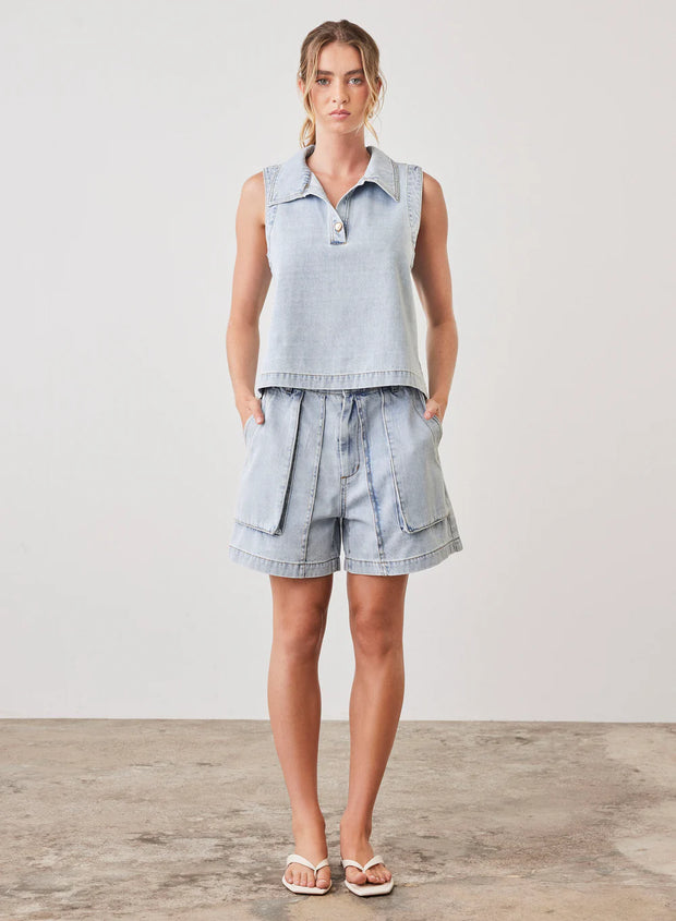 Esmaée - Riptide Denim Top