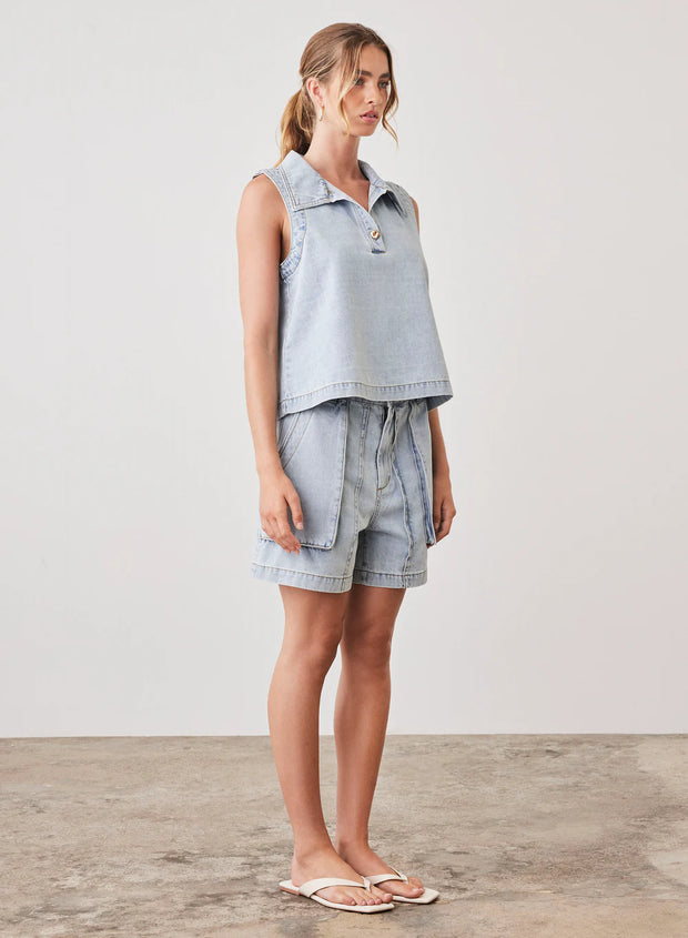 Esmaée - Riptide Denim Top