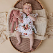 Baby Dress Short Sleeve - Rosebud