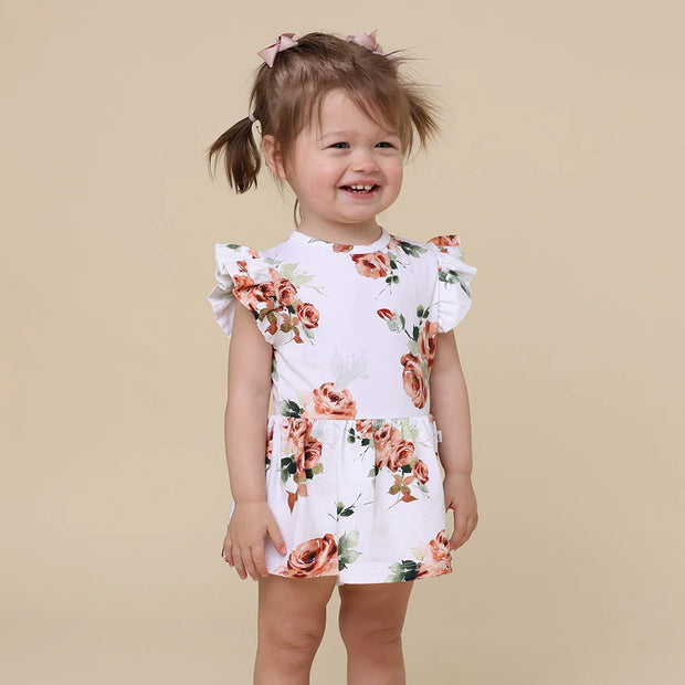 Baby Dress Short Sleeve - Rosebud