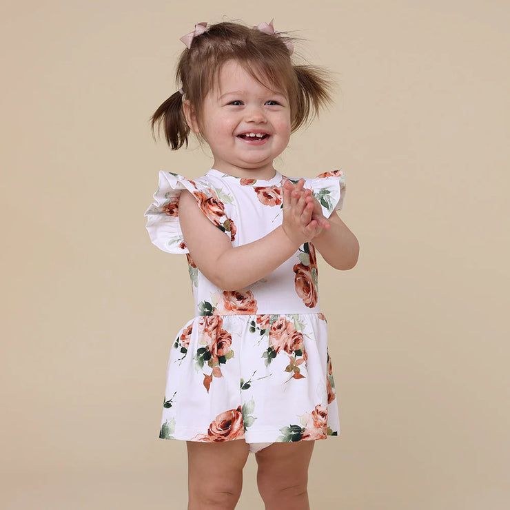 Baby Dress Short Sleeve - Rosebud