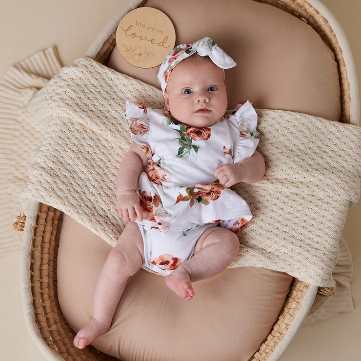 Baby Dress Short Sleeve - Rosebud