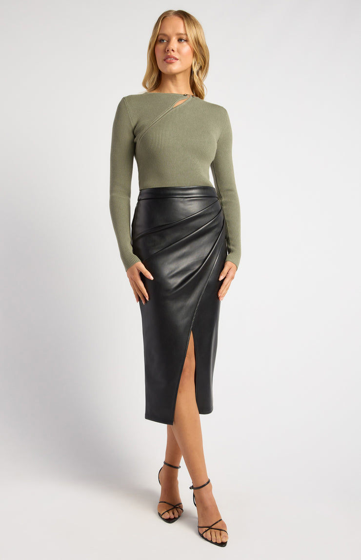 Samson Knit Top - Khaki